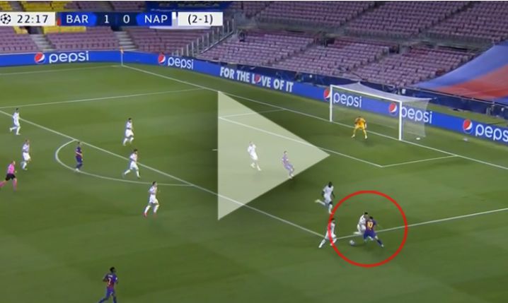 GENIALNY gol Messiego na 2-0 z Napoli! [VIDEO]